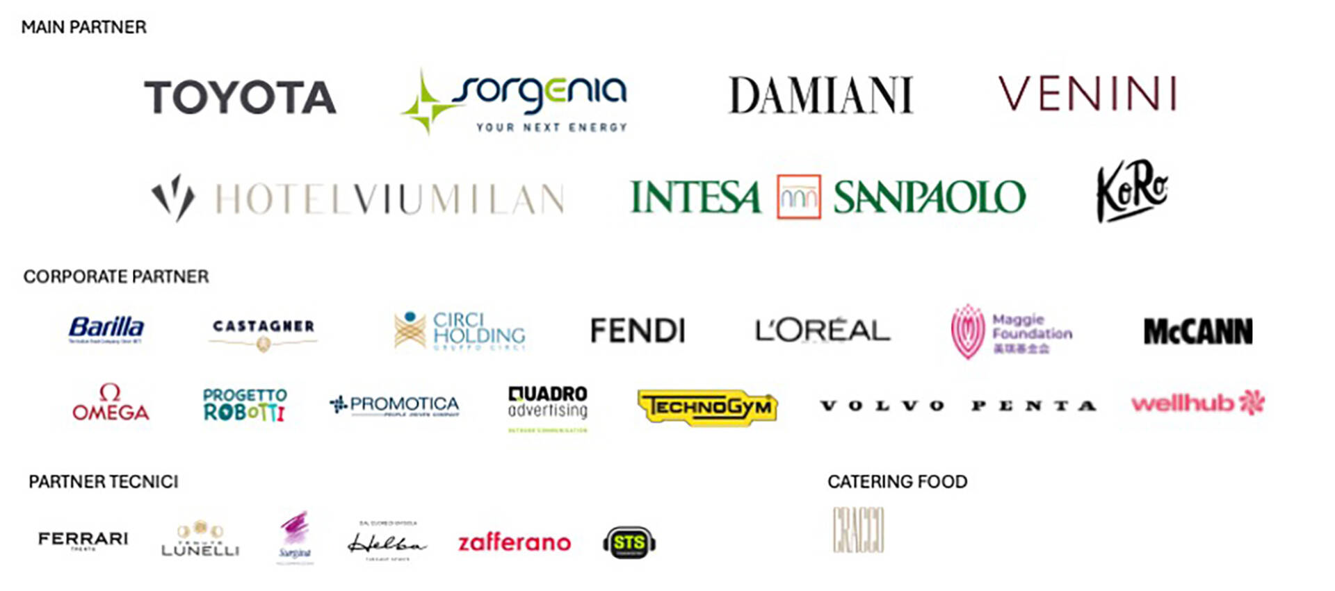 Loghi dei partner di art4sport